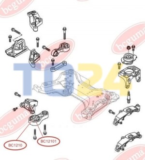 Подушка двигуна BC12101