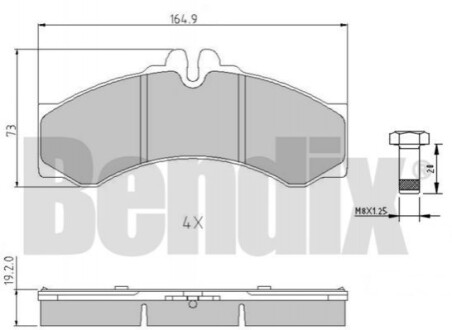 КОЛОДКИ ТОРМОЗНЫЕ MERCEDES SPRINTER 95> 901-905 ПЕРЕД 510271