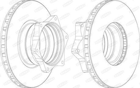 Гальмівний диск BCR165A