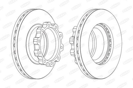 Гальмівний диск BCR170A