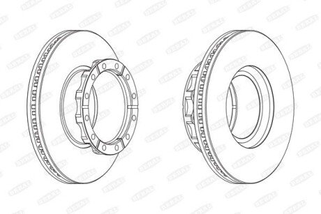 Гальмівний диск BCR173A