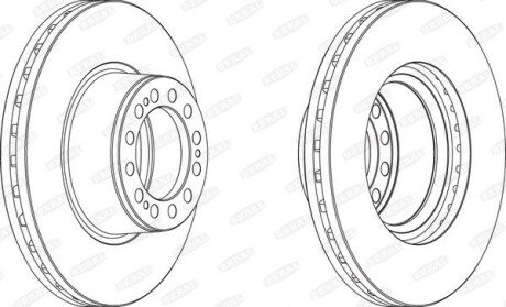 Гальмівний диск BCR201A