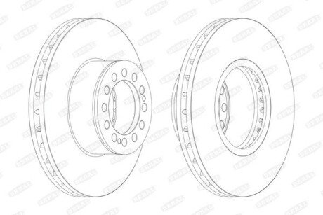 Гальмівний диск (передній) BCR214A