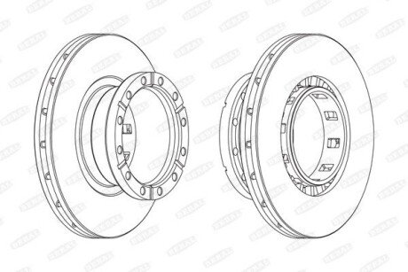 Тормозной диск BCR318A