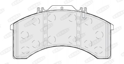 Тормозные колодки, дисковые. BCV29011T