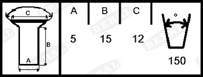 Гальмівні накладки KBL19557.0-1550