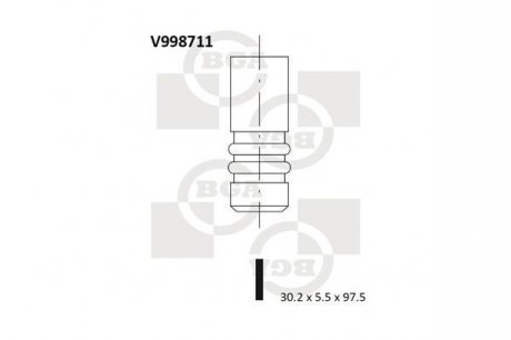 Випускний клапан V998711