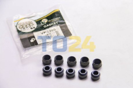 Сальники клапанов 7mm Crafter/LT II/T4 2.5TDI (к-кт 10шт) VK6305