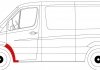 Крило переднє Mercedes: Sprinter 2 пок., (2006-2018) BLIC 6504033548331P (фото 2)