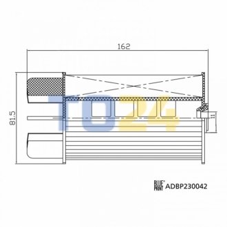 Фильтр топливный в сборе ADBP230042