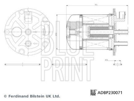 Фільтр паливний ADBP230071