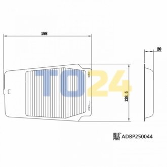 Фильтр салона ADBP250044