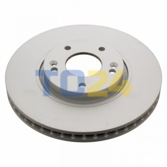 Тормозной диск (передний) BLUE PRINT ADG043136 (фото 1)