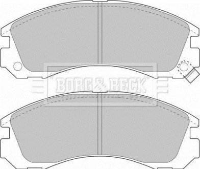BBP1449 BORG & BECK - Гальмівні колодки до дисків
