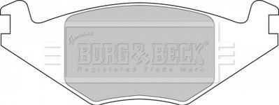 Дискові гальмівні колодки (передні) BORG & BECK BBP1415 (фото 1)