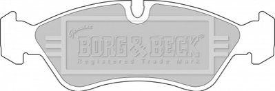 BBP1423 BORG & BECK - Гальмівні колодки до дисків