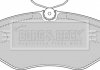Гальмівні колодки, дискове гальмо (набір) BORG & BECK BBP1812 (фото 2)
