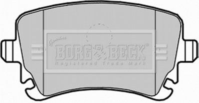 BBP1930 BORG & BECK - Гальмівні колодки до дисків