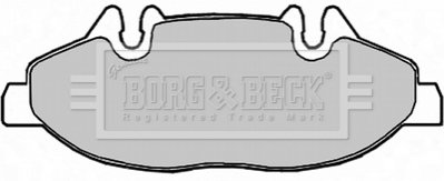 - Гальмівні колодки до дисків BORG & BECK BBP1949 (фото 1)