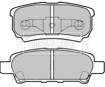 BBP2003 BORG & BECK - Гальмівні колодки до дисків