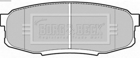 BBP2244 BORG & BECK - Гальмівні колодки до дисків