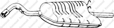 Глушник вихлопних газів (кінцевий) 154537