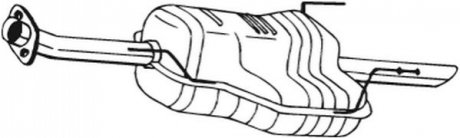 Глушитель (задняя часть) 185-605