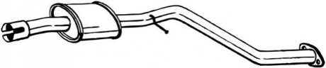 Глушитель, алюм. сталь, передн. часть HYUNDAI IX35 (10-) (281-971) BOSAL