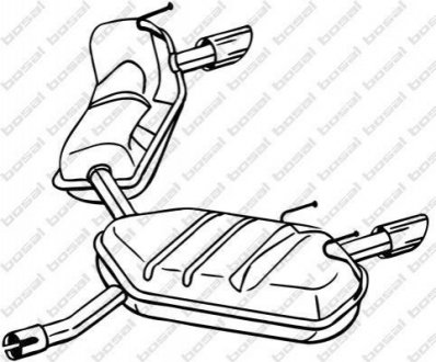 Глушник BOSAL 281-991 (фото 1)