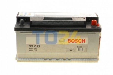 Акумуляторна батарея 88А BOSCH 0092S30120 (фото 1)