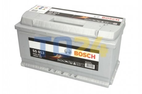 Аккумулятор BOSCH 12В 100Ач/830A S5 (P+ 1) 353x175x190 B13 (пуск) 0092S50130