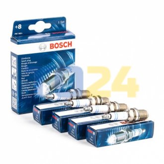 Свеча зажигания FR7DCE NICKEL (FIAT,OPEL) 4шт. (пр-во BOSCH) 0242235912