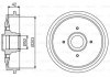 Гальмівний барабан BOSCH 0 986 477 201 (фото 1)