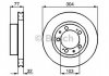 Гальмівний диск (передній) BOSCH 0986478408 (фото 1)