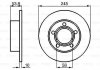 Гальмівний диск (задній) BOSCH 0986478461 (фото 1)