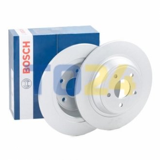 Гальмівний диск (задній) BOSCH 0986479D37 (фото 1)
