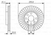 Гальмівний диск (передній) BOSCH 0986479R76 (фото 1)