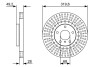 Тормозной диск BOSCH 0986479V60 (фото 1)