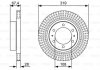 Тормозной диск BOSCH 0986479W47 (фото 1)