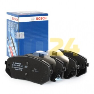 Дисковые тормозные колодки (передние) BOSCH 0 986 494 422 (фото 1)