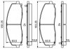 Дисковые тормозные колодки BOSCH 0 986 494 769 (фото 1)