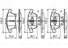 Колодки гальмівні (передні) Ford Galaxy III/S-Max/Mondeo V/Fusion 13-/Ford (США) Fusion 05- BOSCH 0986495407 (фото 1)