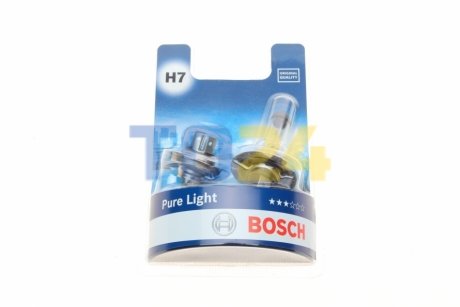 Лампа розжарювання H7 12V 55W PX26d Pure Light (компл. 2шт) (вир-во Bosch) 1987301411
