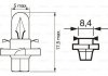 Лампа STANDARD 1.2W 12V WV кратн. 10 шт. BOSCH 1987302235 (фото 6)