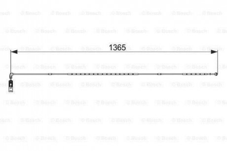 Датчик износа тормозных колодок BOSCH 1987474583 (фото 1)