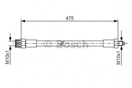 BOSCH DB Шланг тормозной задний T2/LN1 1987476391