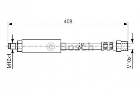 Шланг гальмівний BOSCH 1987476609 (фото 1)