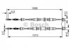 Трос ручного гальма BOSCH 1987477129 (фото 1)