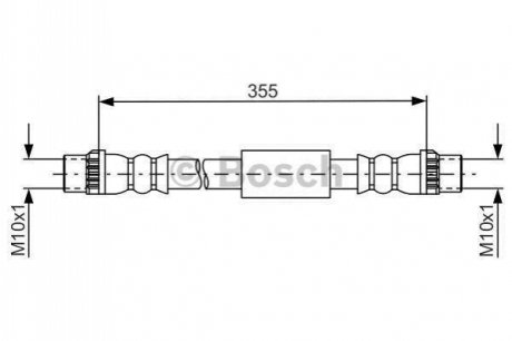 Шлангопровод BOSCH 1987481665 (фото 1)