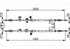Трос ручного гальма задній BOSCH 1987482709 (фото 1)